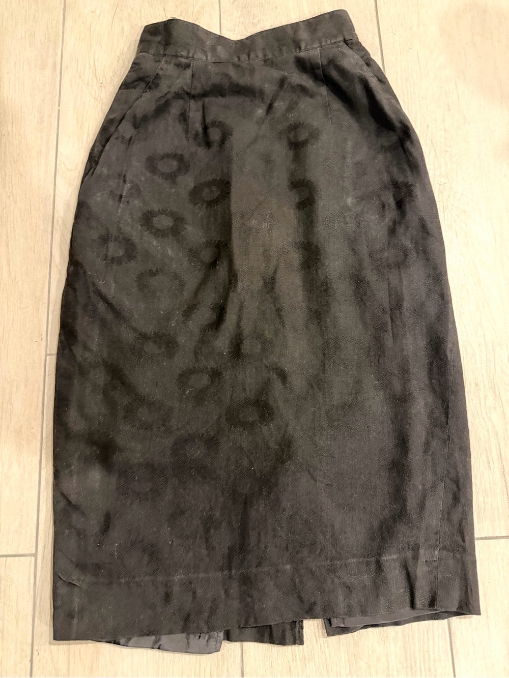 Vintage Alberto Makali Black High Waist Skirt XS